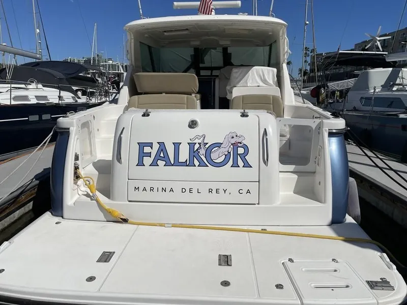 Slide: The Image of 2004 Tiara Yachts 3600 Sovran docked at Marina del Rey, CA. - 3