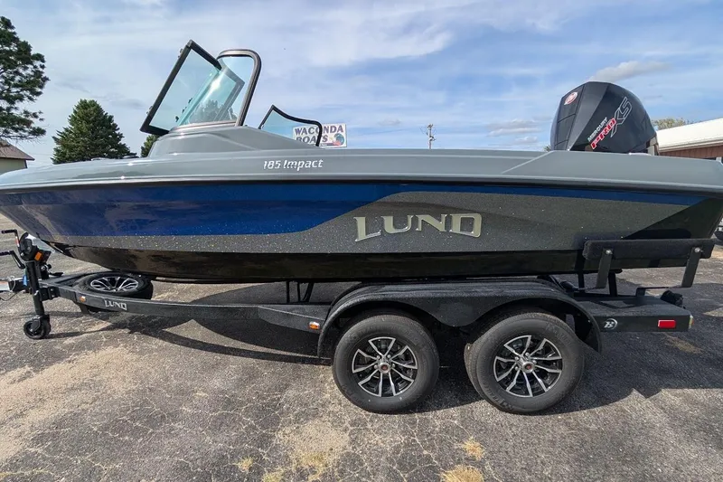 Slide: The Image of 2026 LUND 185 IMPACT GL BLUE SILVER LOCATED AT WACONDA BOATS - 12