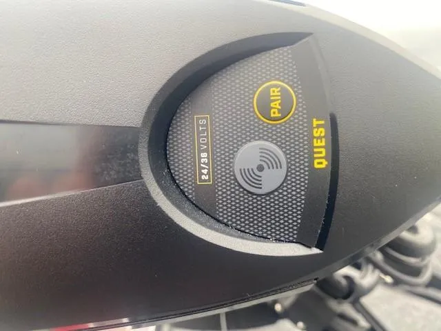 Slide: The Image of Close-up of Ranger Z519R 2025 control panel with pairing feature and voltage indicator. - 4