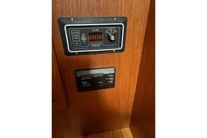 Slide: The Image of Control panel in 1988 Cooper Prowler, featuring safety and system voltage indicators. - 46