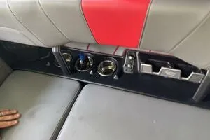 Slide: The Image of Interior of 2022 Malibu Wakesetter 23 LSV with cup holders and storage compartments. - 39