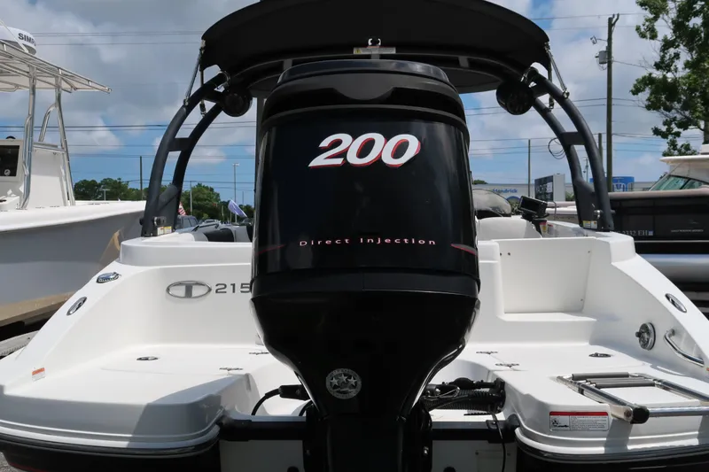 Slide: The Image of 2017 Tahoe 2150 boat with 200 horsepower direct injection engine. - 4