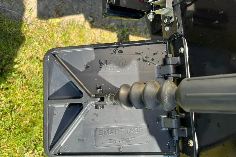 Slide: The Image of 2022 Alumacraft Pro 175 boat with Smart Tabs SX installed, enhancing performance. - 24