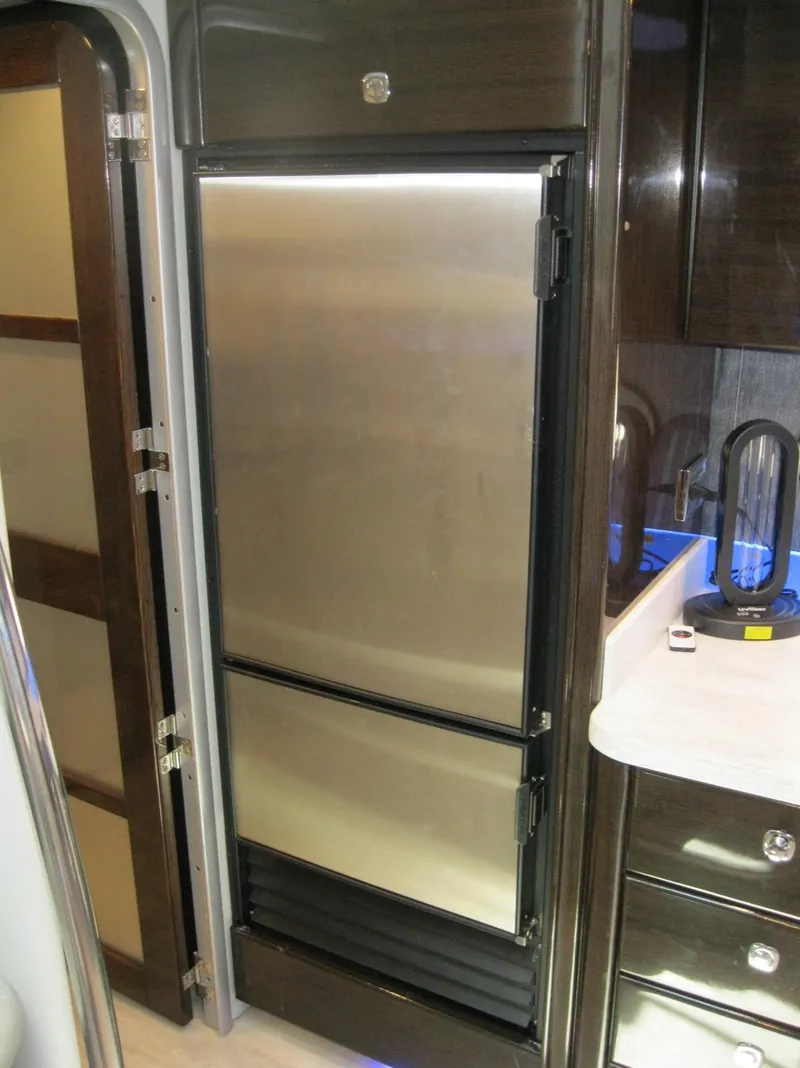 Slide: The Image of Stainless steel refrigerator in 2017 Formula 45 Yacht interior kitchen. - 41