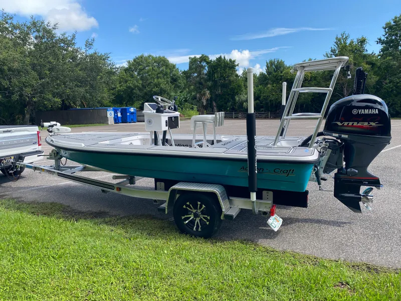 Slide: The Image of 2023 Action Craft 1720 Flats Gen 3 boat with Yamaha engine on trailer. - 5