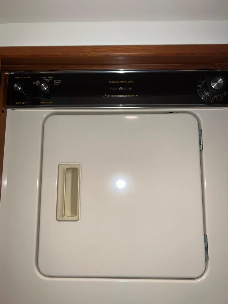 Slide: The Image of Kenmore dryer control panel on a 1995 Viking Sports Yacht. - 36