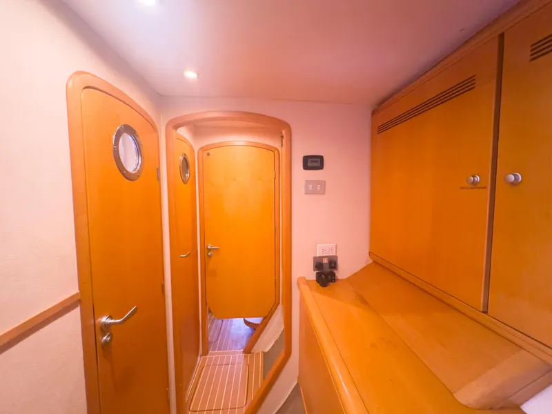 Slide: The Image of Luxurious yacht interior with wooden doors and cabinets, 2005 custom model. - 21