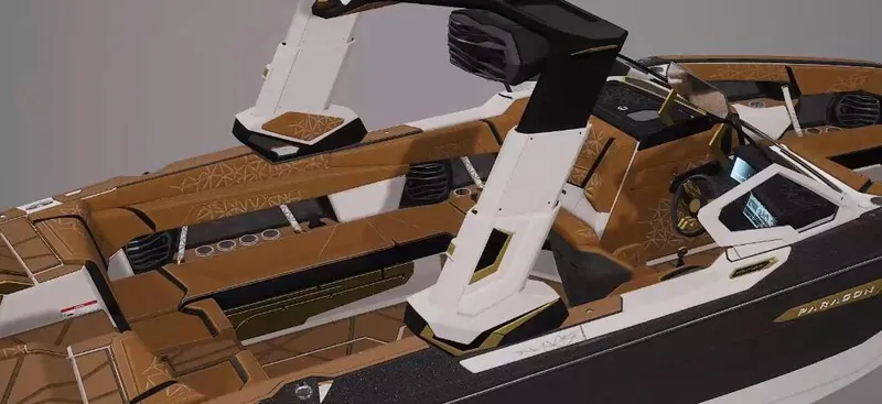 Slide: The Image of 2026 Nautique Super Air Nautique G25 Paragon, luxury interior, advanced design features. - 76
