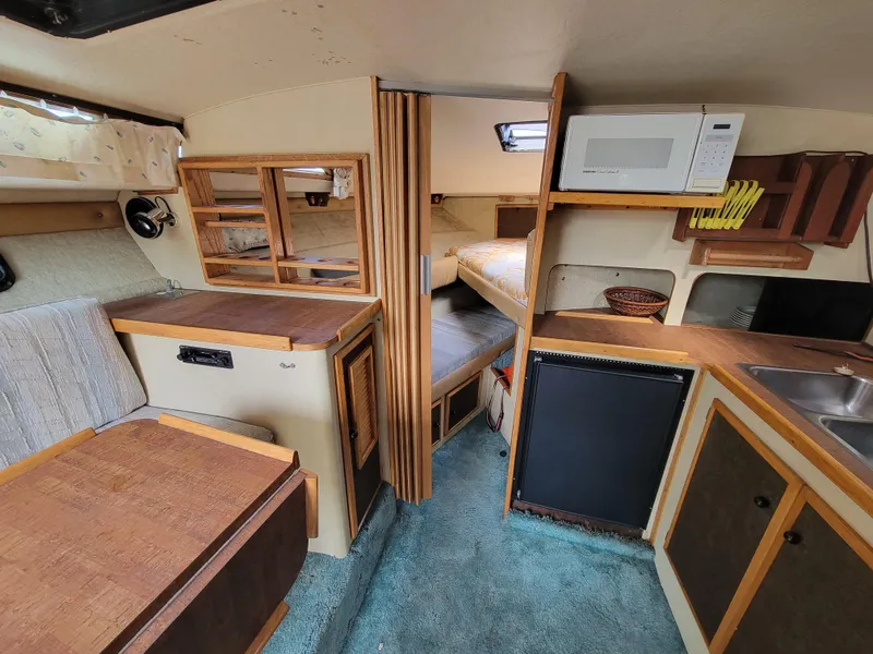 Slide: The Image of Close-up of hour meters on a 1979 Bayliner 3250 boat dashboard. - 10