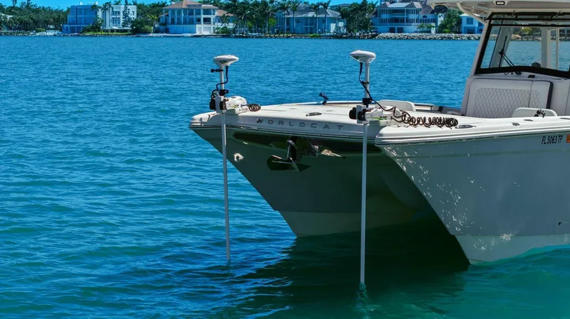 Slide: The Image of 2022 World Cat 400 CC-X - Dual Trolling Motors - 6