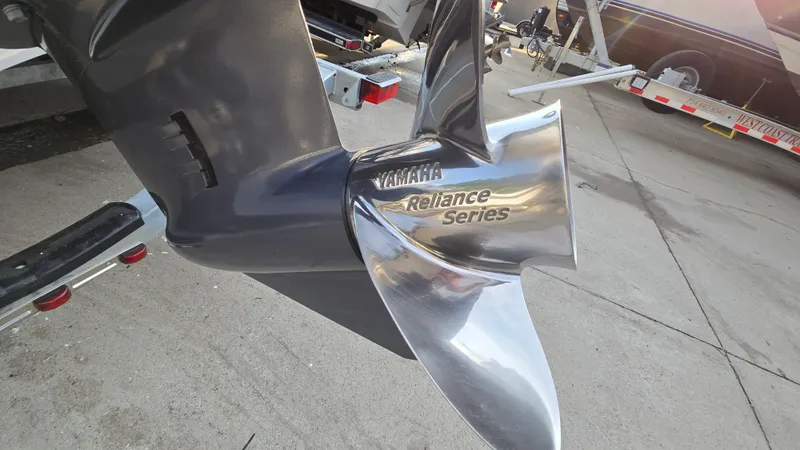 Slide: The Image of Yamaha Reliance Series propeller on 2022 Hurricane SunDeck 191 OB boat. - 42