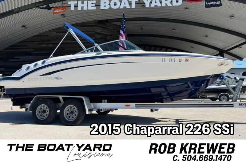 The Image of 2014 Chaparral 226 SSi boat on trailer at The Boat Yard, Louisiana. - 0