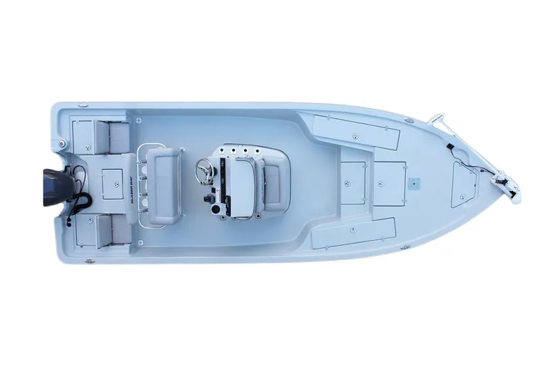 Slide: The Image of Manufacturer Provided Image: Top view of a 2021 Blazer Bay 2200 boat with center console. - 19