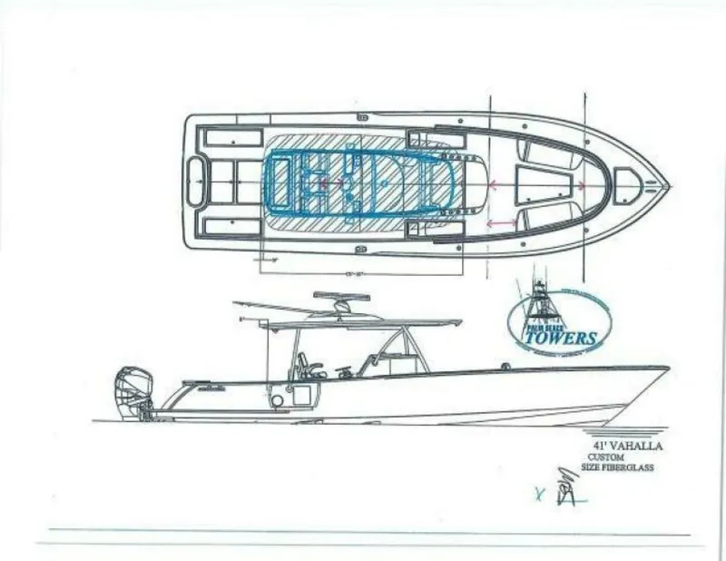 Slide: The Image of 2023 Valhalla Boatworks V-41 Center Console - 67