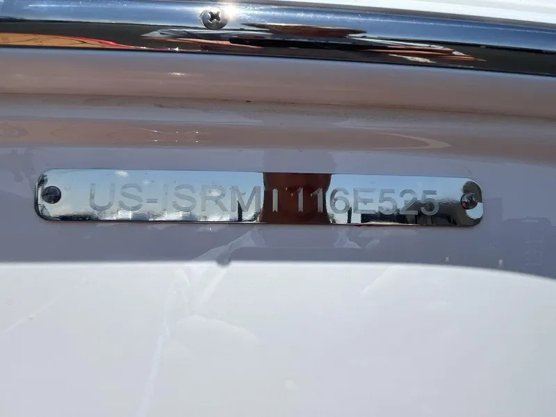 Slide: The Image of 2025 Moomba Tykon boat hull identification number plate. - 24