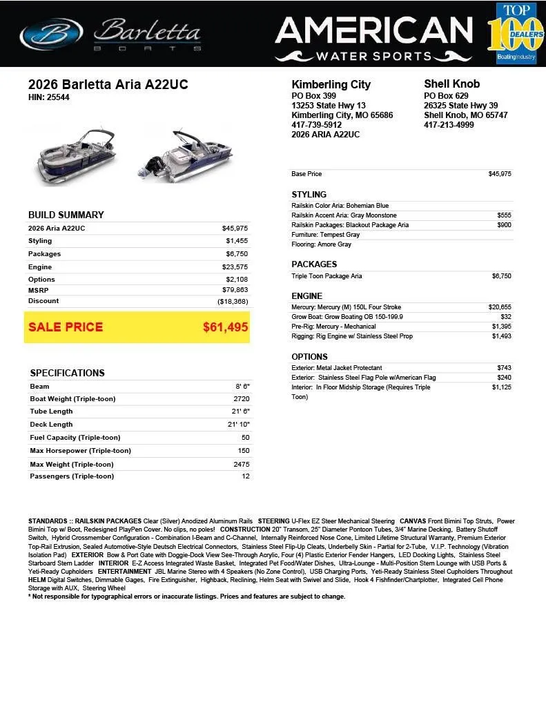 Slide: The Image of Barletta ARIA A22UC 2026 - 57