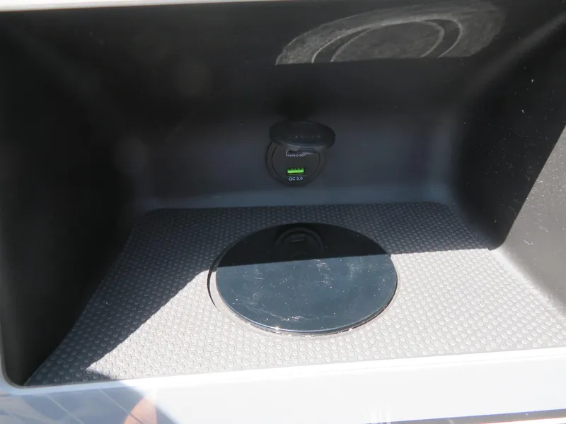 Slide: The Image of 2026 Avalon Excalibur Elite Windshield interior with USB charging port. - 46