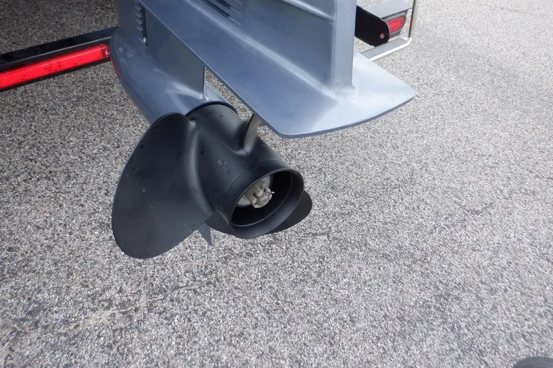 Slide: The Image of Propeller of 2019 Premier 220 SunSation boat on asphalt surface. - 5