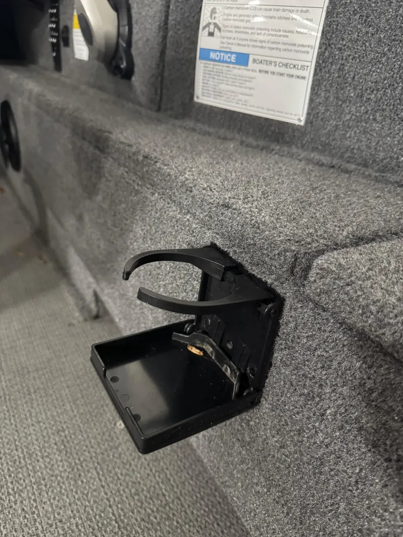 Slide: The Image of Foldable cup holder on G3 AV17C Vinyl boat, 2024 model. - 8