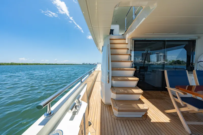 Slide: The Image of Stairs to Flybridge - 36