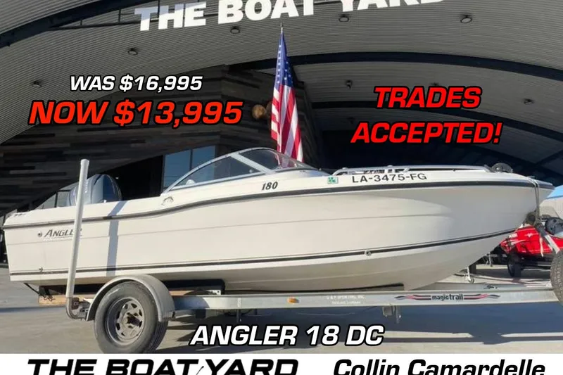 The Image of 2002 Angler 18 DC boat for sale, priced at $13,995, trades accepted. - 0
