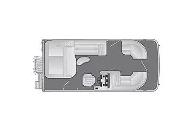 Slide: The Image of Manufacturer Provided Image: 2022 Bennington SX 20 Swingback pontoon boat floor plan. - 38