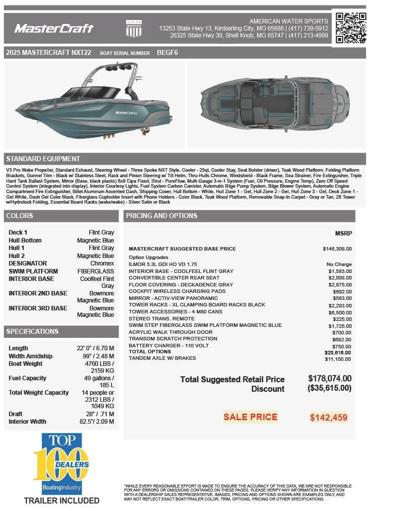 Slide: The Image of MasterCraft NXT22 2025 - 15