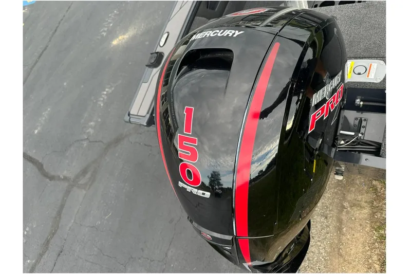 Slide: The Image of Mercury 150 Pro outboard motor on 2026 Lund 1775 Crossover XS boat. - 34