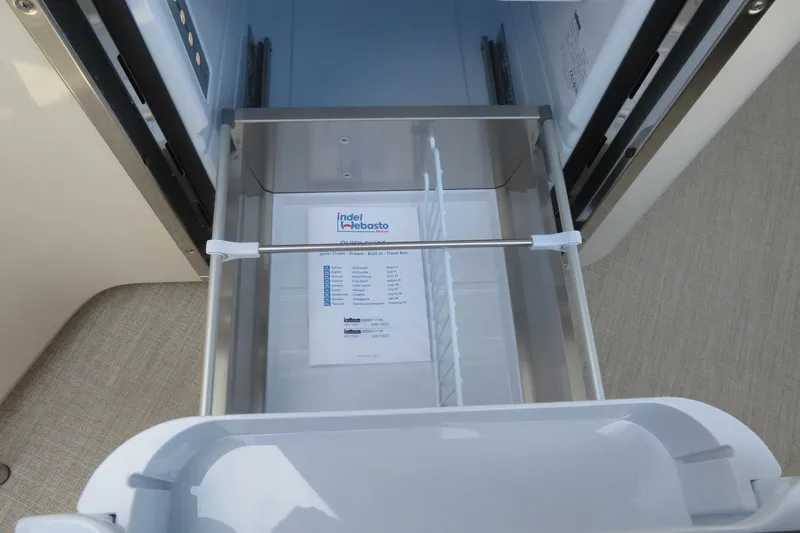 Slide: The Image of Luxurious seating on 2026 Avalon Excalibur LTD Elite Windshield boat, featuring elegant design and comfort. - 38