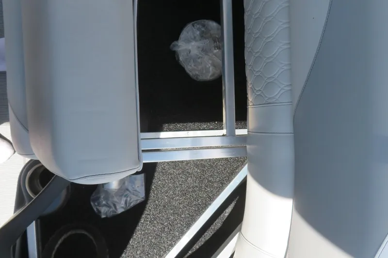 Slide: The Image of 2026 Avalon 2385 LSZ Quad Lounger interior, featuring luxury seating and flooring details. - 45