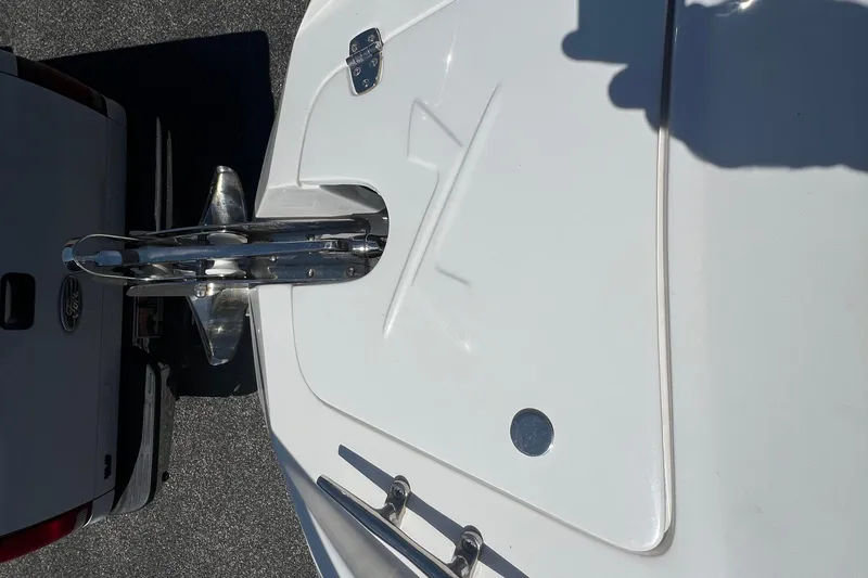 Slide: The Image of 2024 NX Boats 290 Exclusive bow with anchor, viewed from above. - 61