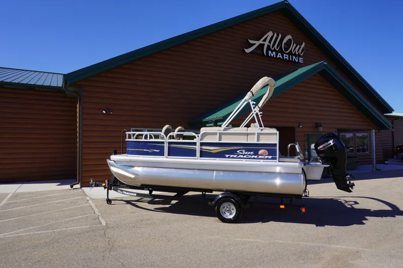 The Image of 2025 Sun Tracker Bass Buggy 16 XL Select pontoon boat at All Out Marine. - 0