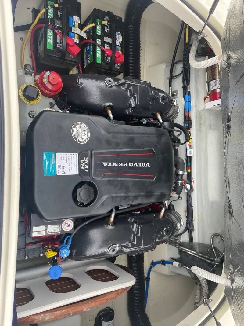 Slide: The Image of Engine compartment of 2020 Chris-Craft Launch 23 with Volvo Penta V8 engine. - 9