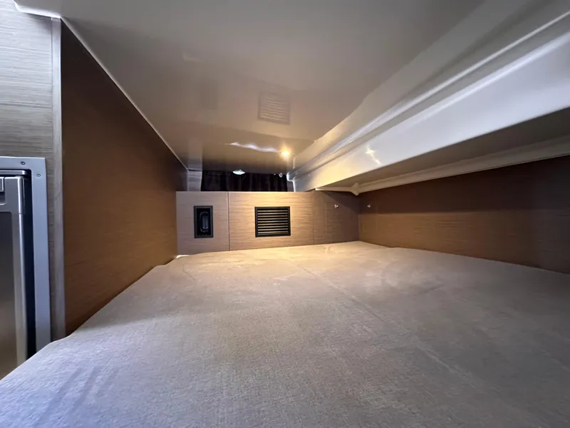 Slide: The Image of 2023 Beneteau Flyer 9 SUNdeck cabin interior with modern design and lighting. - 21