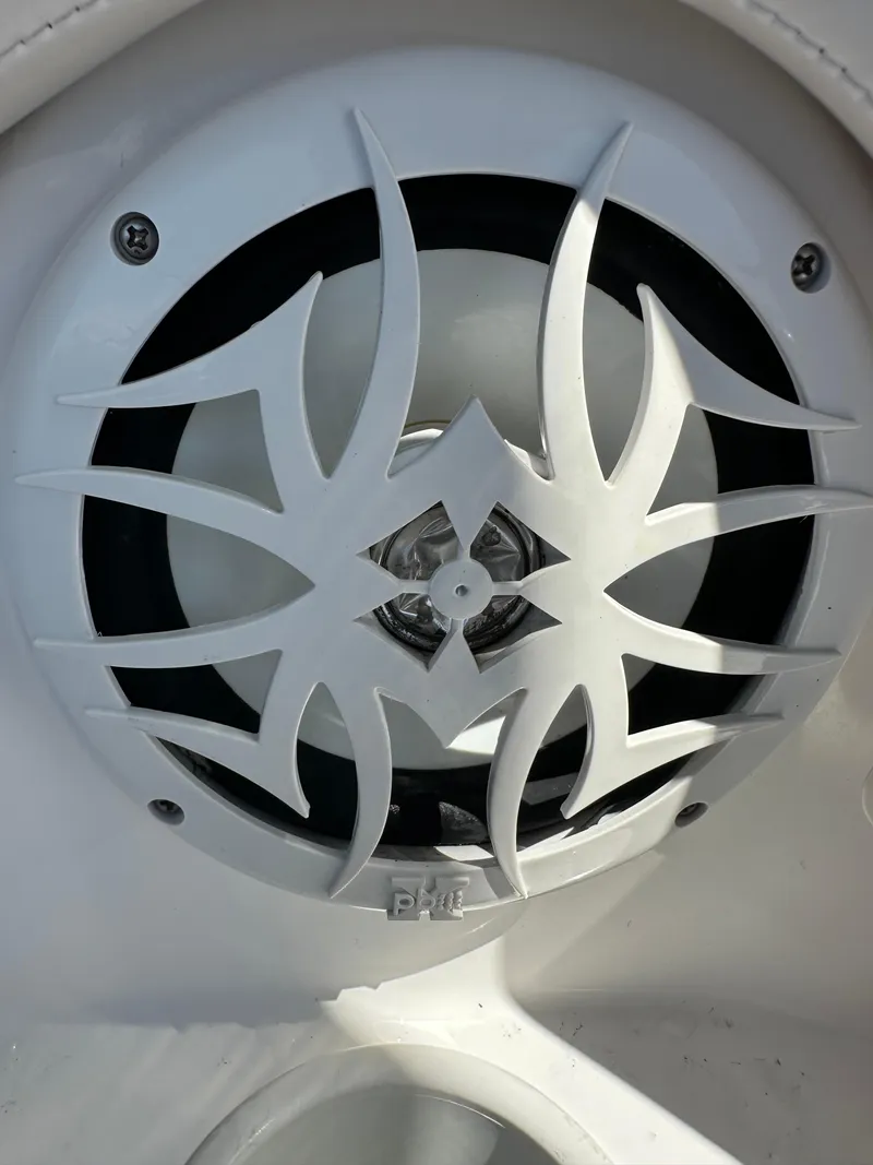 Slide: The Image of Decorative speaker grille on 2011 Yamaha SX210 boat. - 20