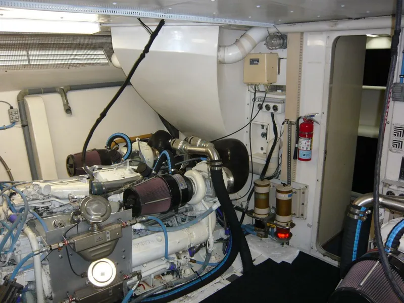 Slide: The Image of Viking Cockpit Motor Yacht 1990 - 52
