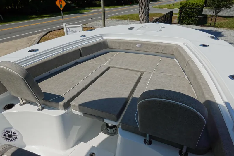 Slide: The Image of 2026 Sea Hunt Gamefish 27 boat with spacious seating and modern design. - 24