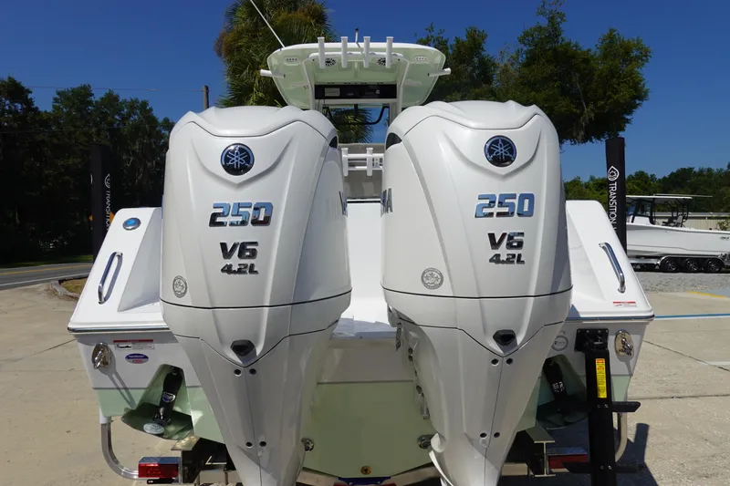 Slide: The Image of 2026 Sea Hunt Gamefish 27 with twin Yamaha 250 V6 4.2L engines. - 7