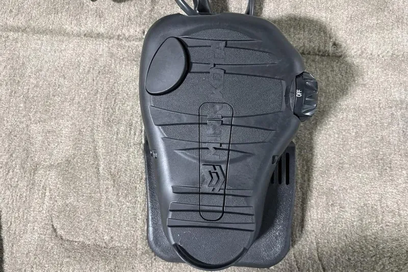 Slide: The Image of Foot pedal control for 2026 Tracker Bass Tracker® Classic Limited boat, featuring textured grip. - 5
