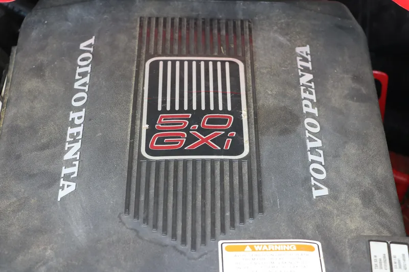 Slide: The Image of Volvo Penta 5.0 GXi engine cover on 2006 Crownline 21 SS-LPX boat. - 15