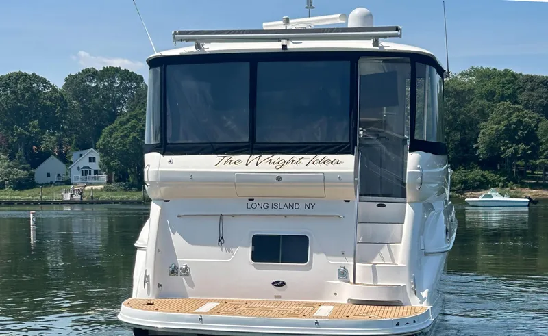 Slide: The Image of 2002 Sea Ray 480 Motor Yacht docked in Long Island, NY. - 2