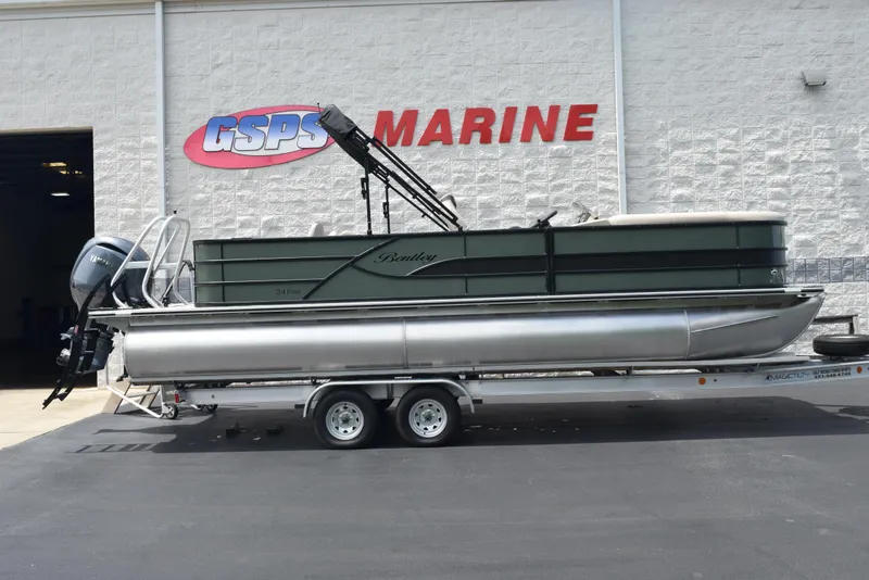 The Image of 2026 Bentley Pontoons Fish 243 Fish n' Cruise on trailer at GSPS Marine. - 0