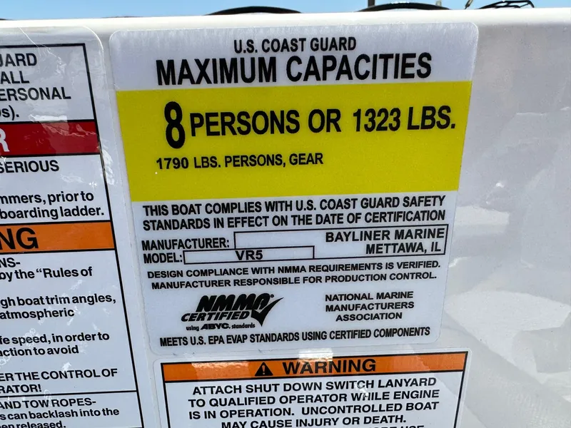 Slide: The Image of Bayliner VR Series VR5 Bowrider w/ 200HP Mercury! 2025 - 6