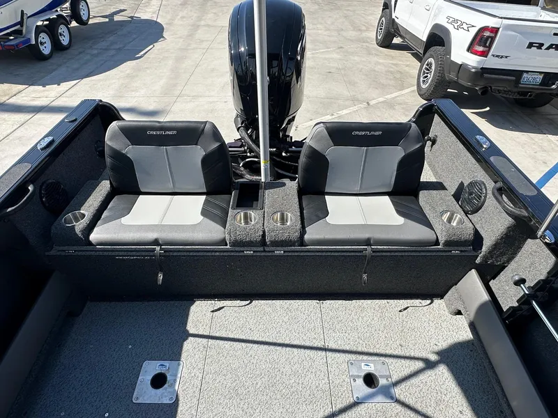 Slide: The Image of Crestliner 1750 Super Hawk Walk-Through JS w/ 115HP Mercury! 2022 - 15