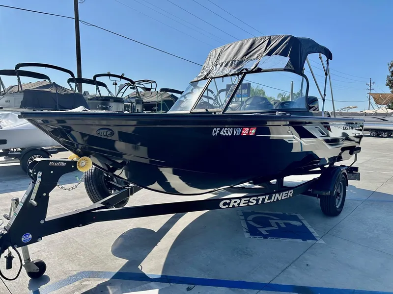 Slide: The Image of Crestliner 1750 Super Hawk Walk-Through JS w/ 115HP Mercury! 2022 - 3