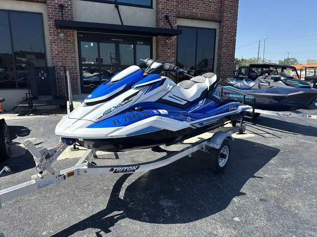 Slide: The Image of Yamaha FX CRUISER SVHO- AZURE BLUE/WHITE 2019 - 3
