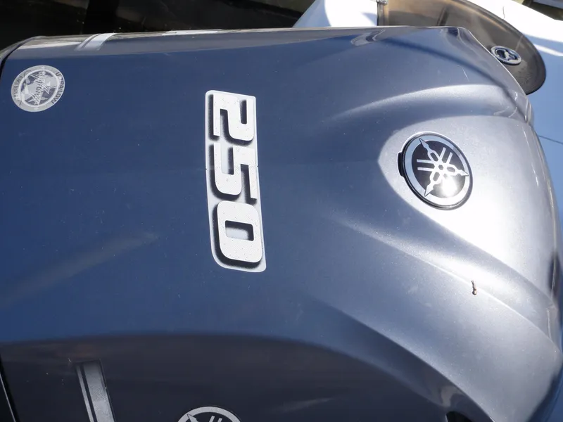 Slide: The Image of Yamaha P250 engine on a 2017 Sea Fox 249 Avenger boat. - 7