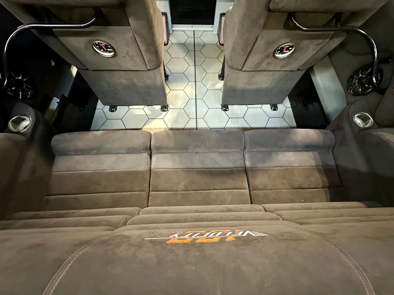 Slide: The Image of 2022 Velocity VR1 interior with plush seating and modern design. - 25