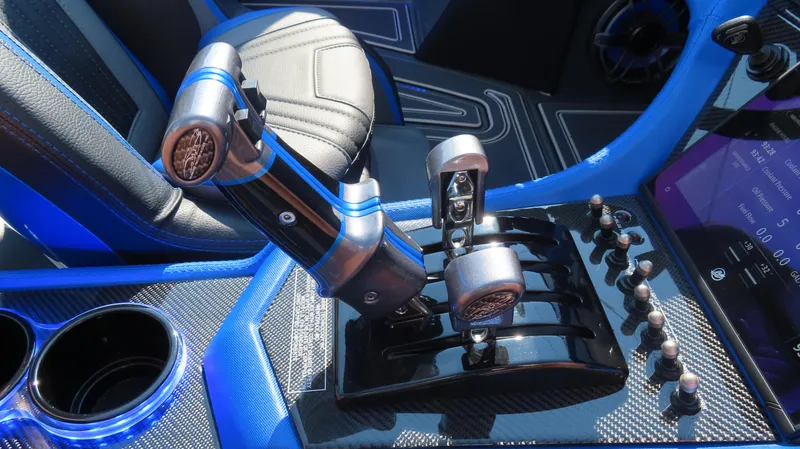 Slide: The Image of Futuristic MTI 390X cockpit with advanced controls and sleek design, 2023 model. - 21