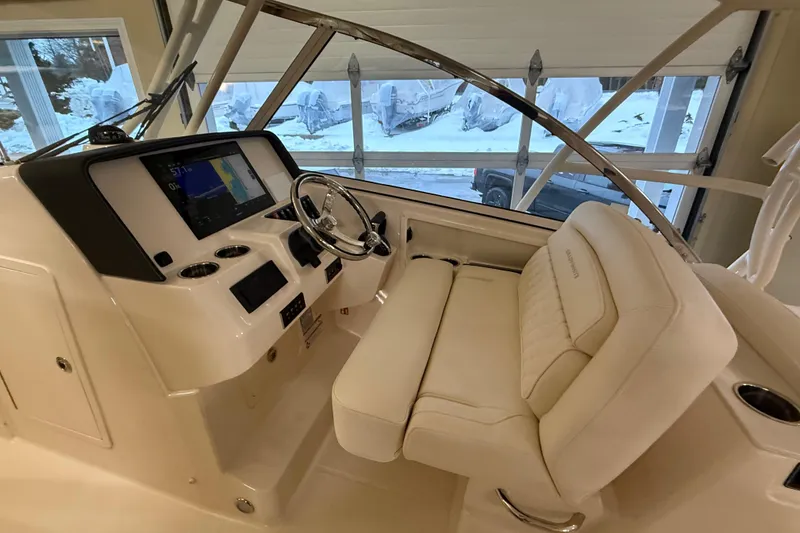 Slide: The Image of Interior of Grady-White Freedom 285 boat, model year 2026. - 13